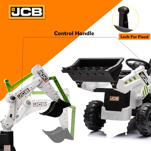 12V Yellow Electric Ride on Tractor Truck with Remote Control L4916