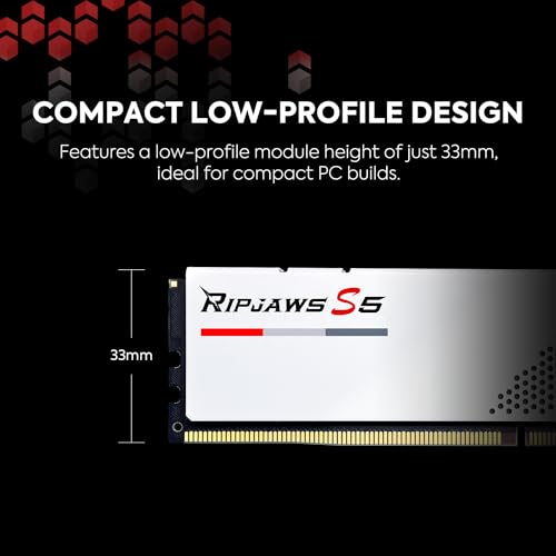 DDR5 RAM 32GB (2x16GB) 6000MT/s CL32-38-38-96 1.35V Desktop Computer Memory UDIMM Matte White N1885