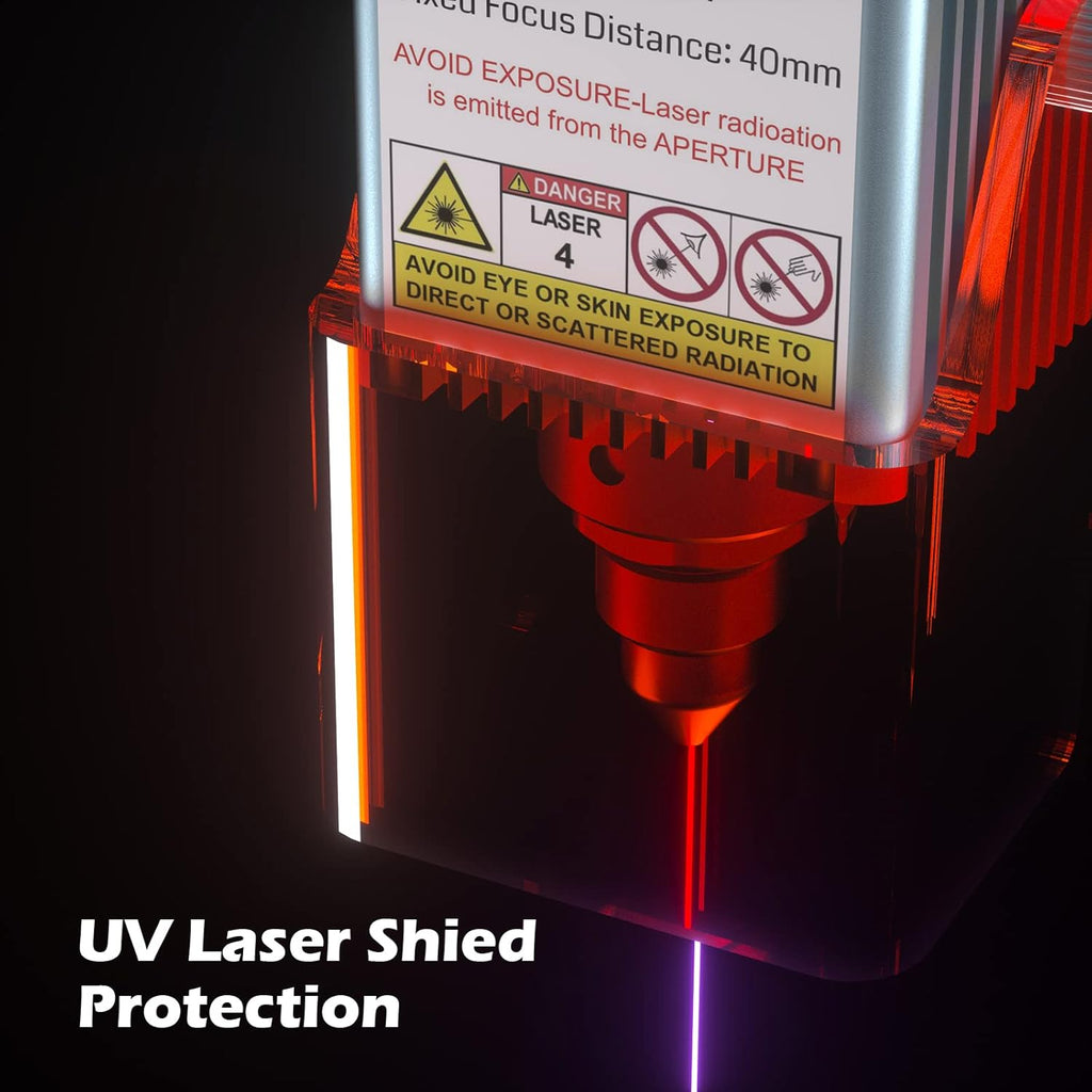 10W Compressed Spot Laser Module with Air Assist Nozzle E30911