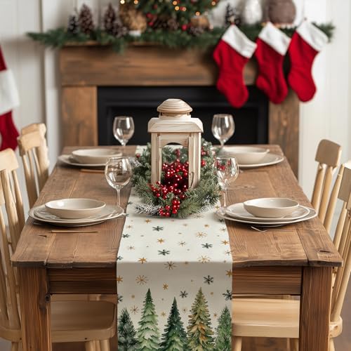 Red Christmas Table Runner 13x72 Inch C599094