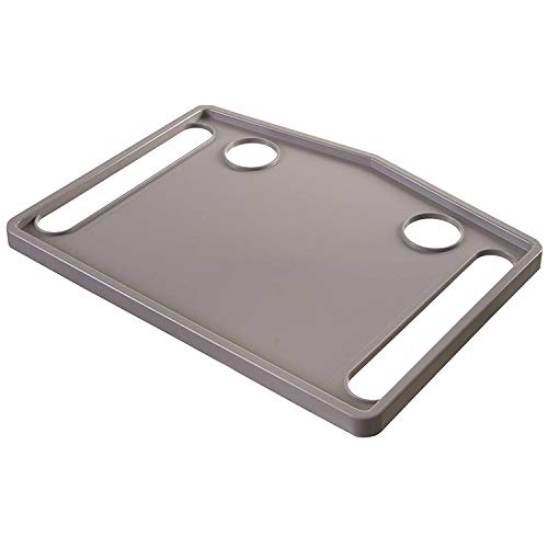 Gray Walker Tray With Cup Holders B1104