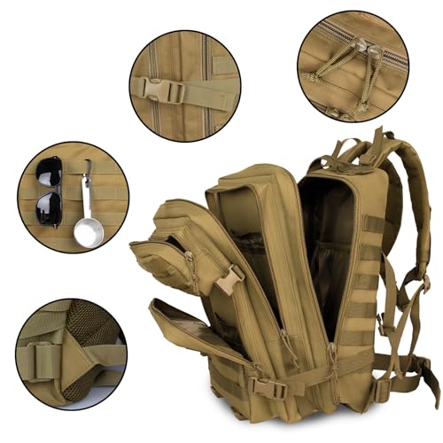 Black 45L Tactical Backpack V6500