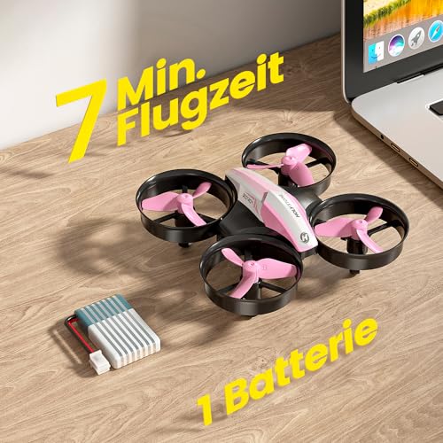 Red Mini Drone with 3 Batteries Y2583