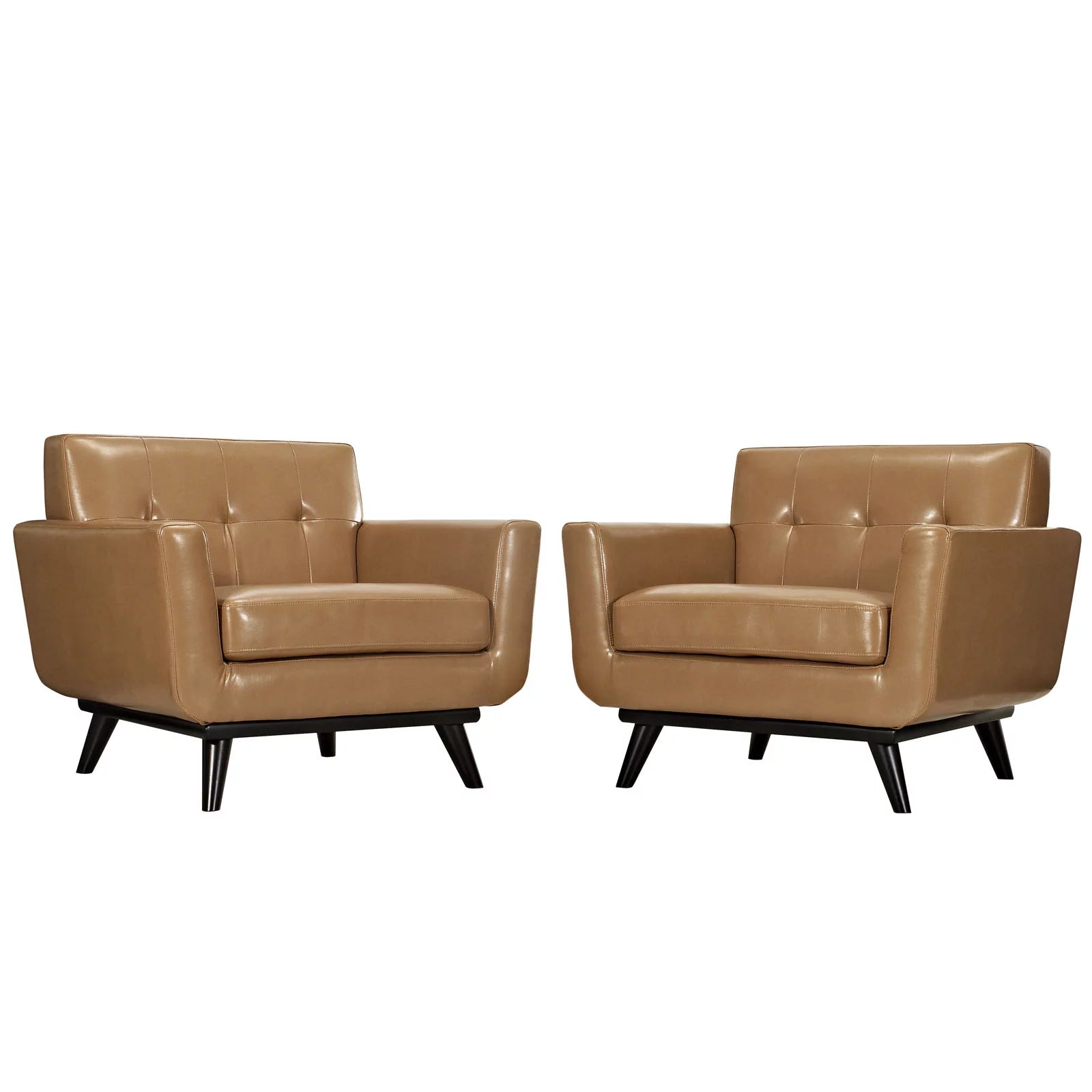 Tan Leather Sofa Set G40421