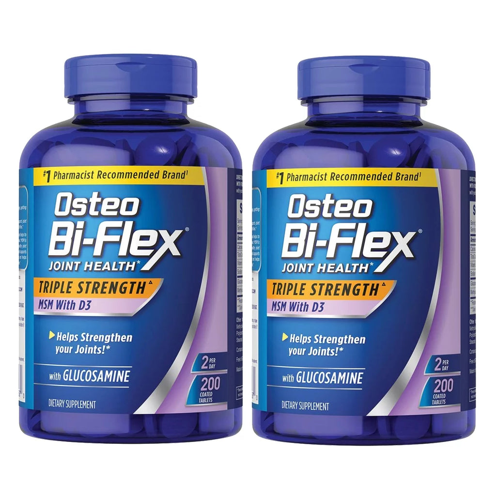 2 Pack 1,500mg Glucosamine HCl Tablets, 200 ct. G850290