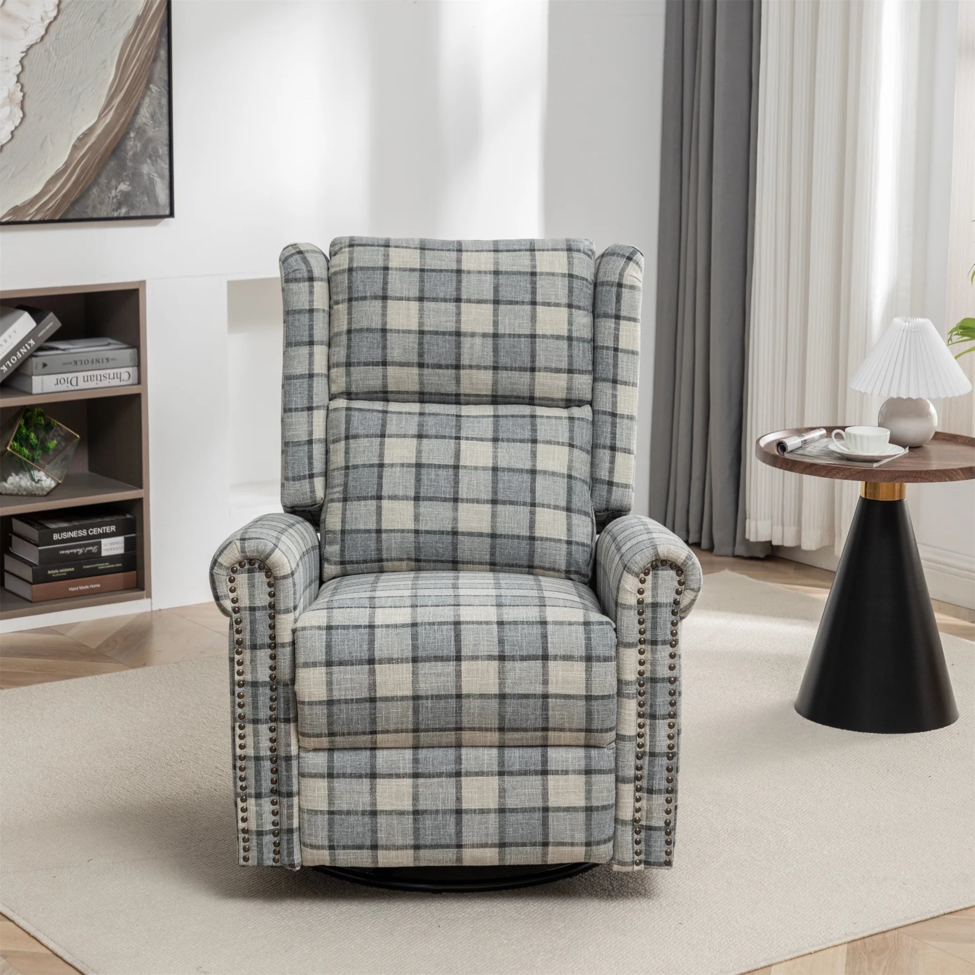 Green Swivel Rocker Recliner Chair D930