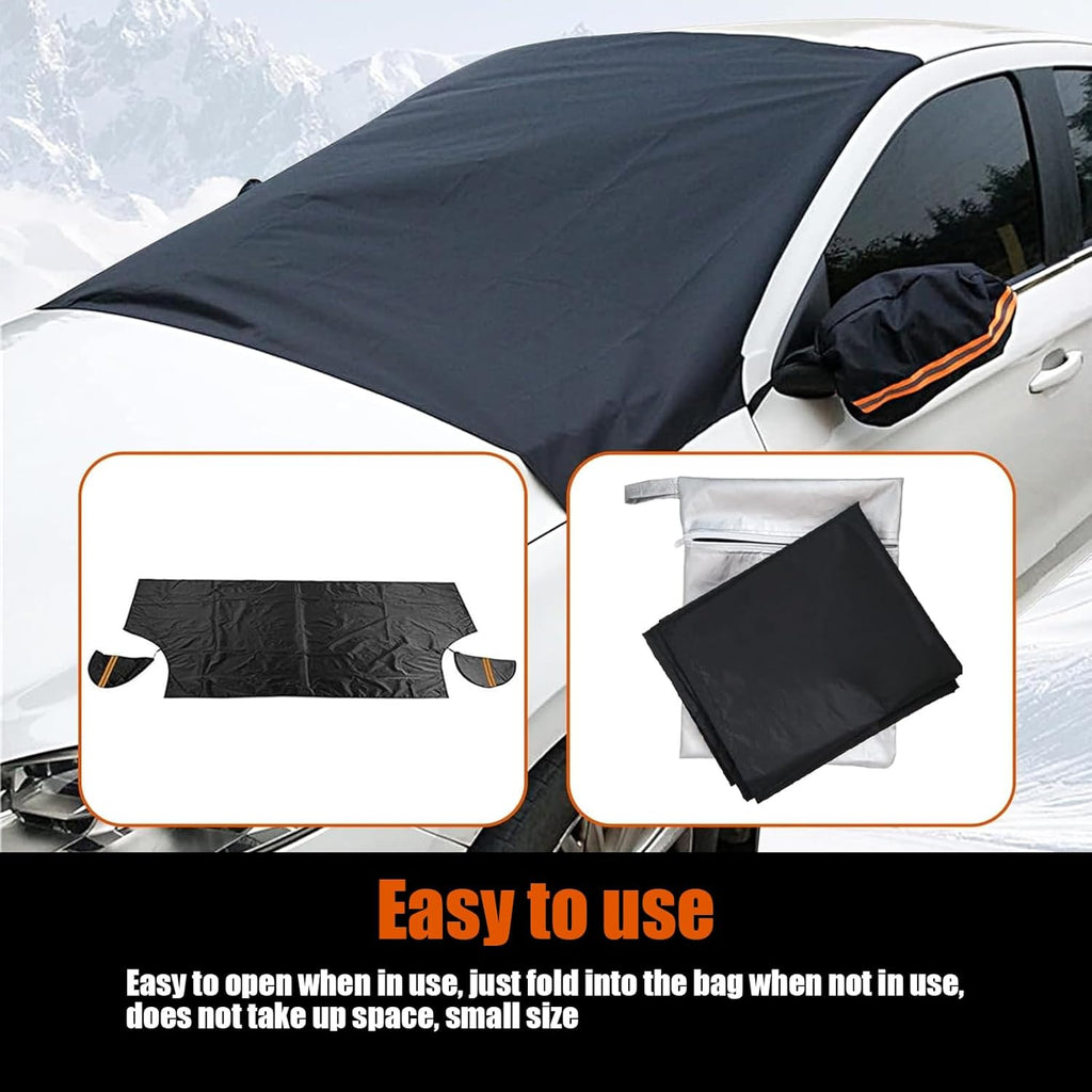 Black Windshield Cover 84.64" x 49.21" D7135