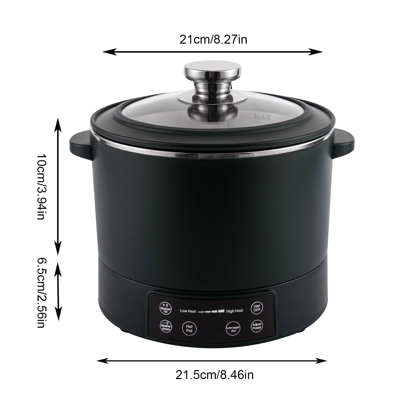 Mini 3 Liter Electric Hot Pot Cooker 1500w F113230