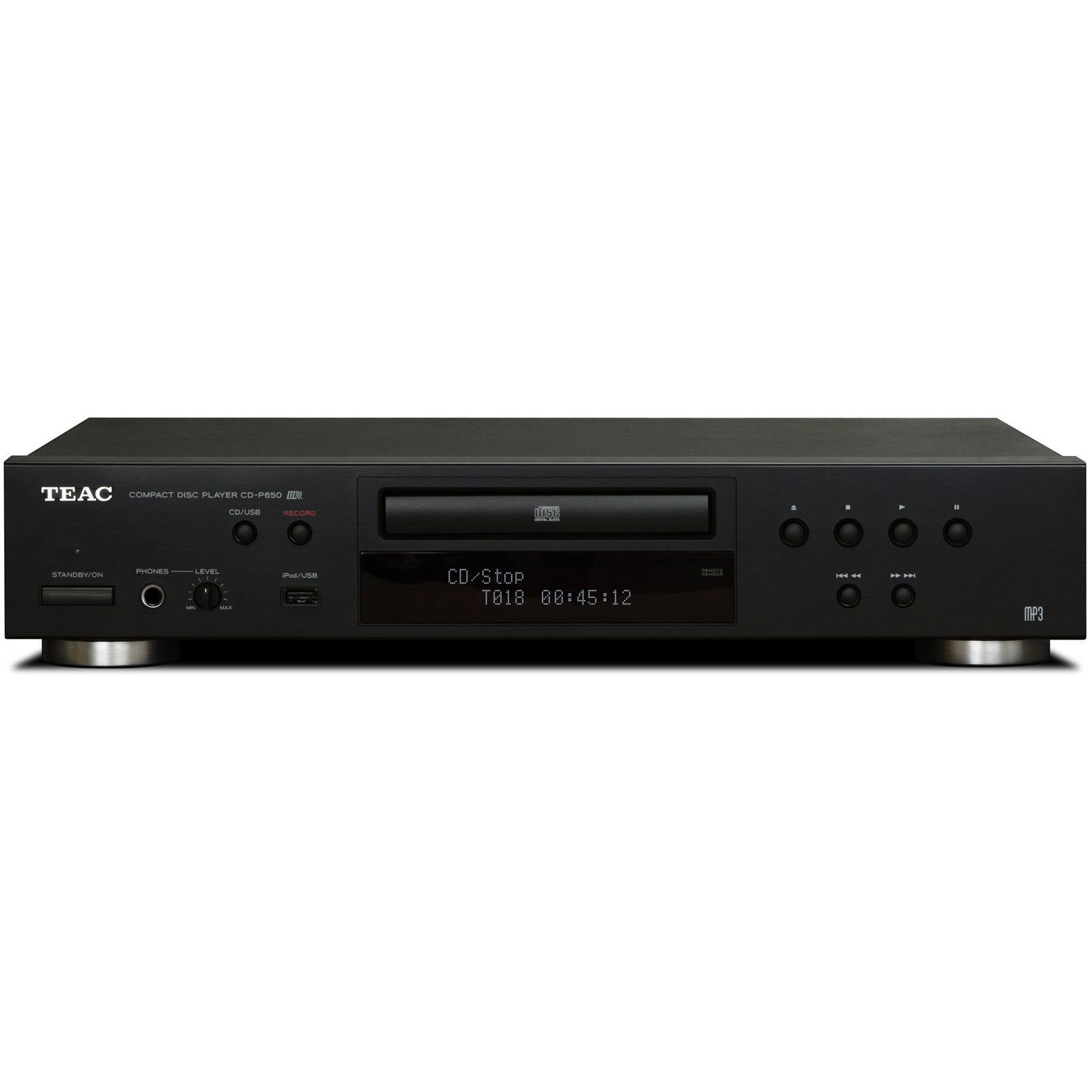 Compact Disc Player with USB and iPod Digital Interface (Black) P6882