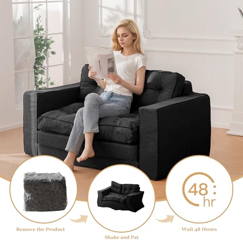 55" Convertible Sofa Bed Couch Futon H781