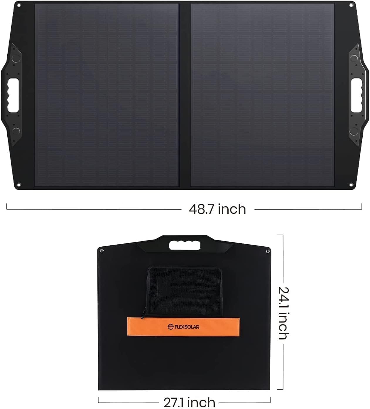 100W Foldable Solar Panel with DC Port J629339