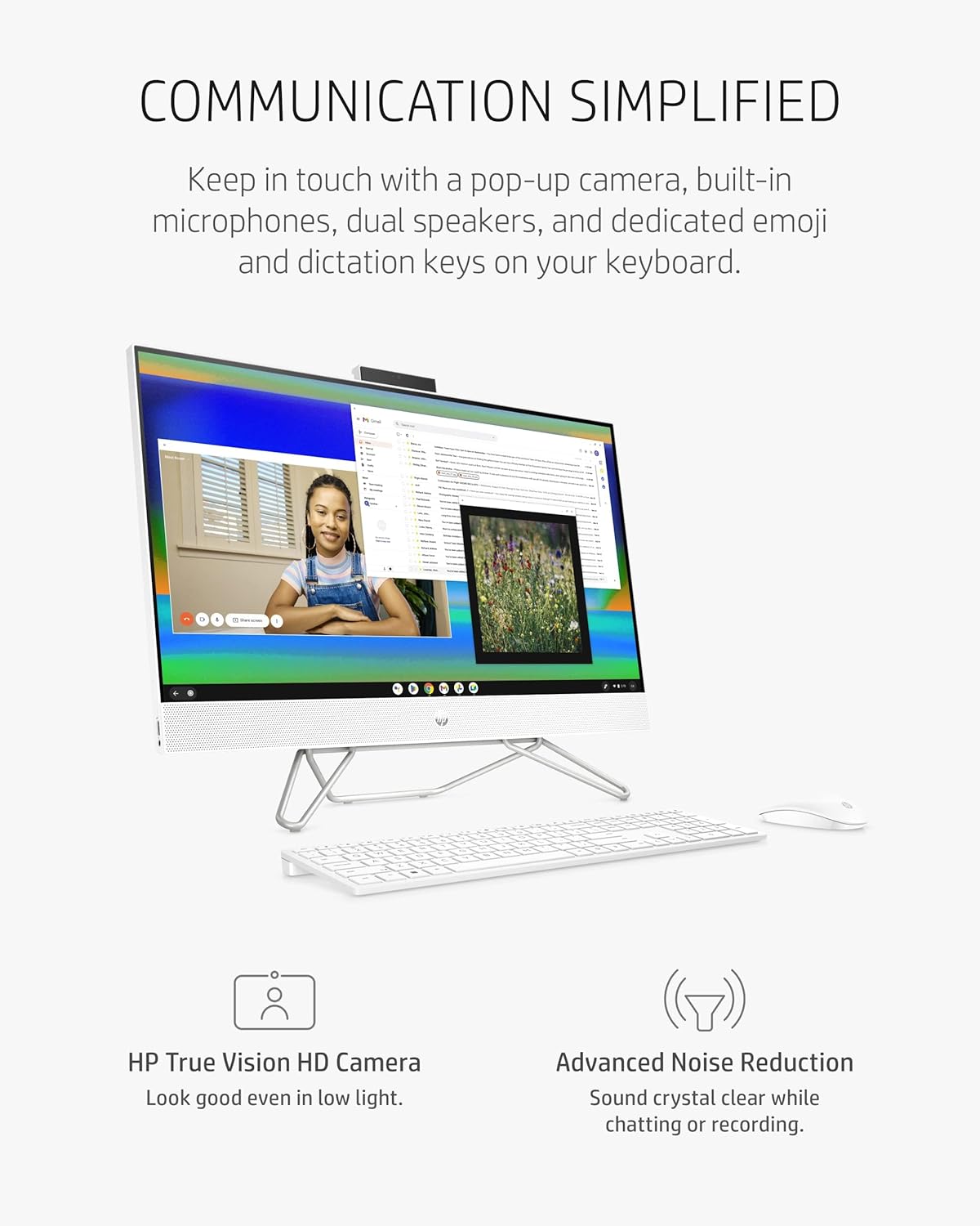 27" Touchscreen FHD All-in-One Desktop Computer, Octa-Core AMD Ryzen 7 5700U, 32GB DDR4 RAM, 1TB PCIe SSD, Windows 11 Pro R3926