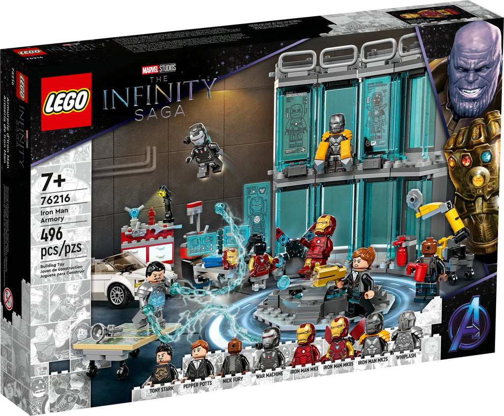 LEGO Marvel Iron Man Armory Toy Building Set 76216 L355