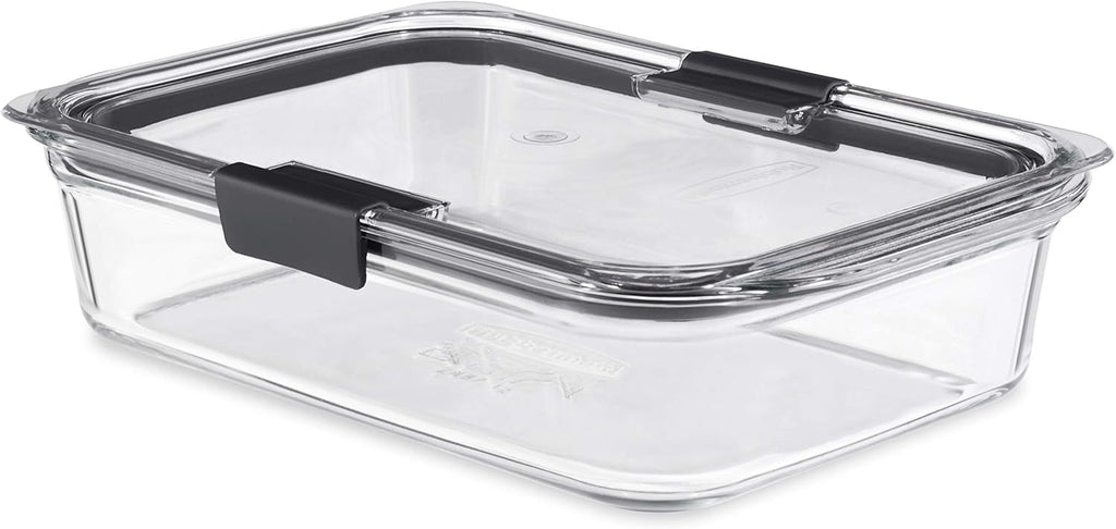 8-Piece Clear Glass Food Storage Containers with Lids T62161