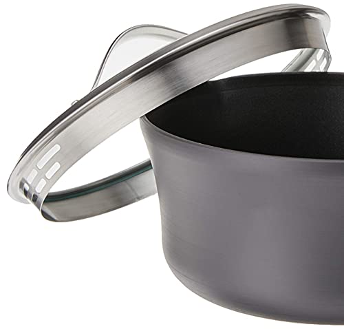 1 1/2-quart Black Hard-Anodized Aluminum Nonstick Sauce Pan G559