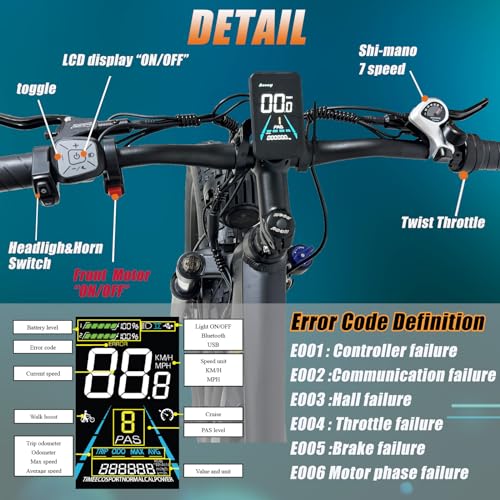 26 in Fat Tire Electric Bike Z7028