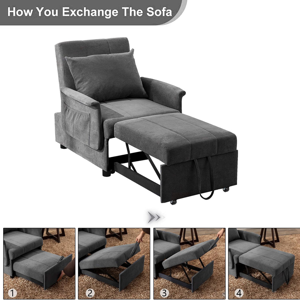3 in 1 Folding Sofa Bed Chair T9121
