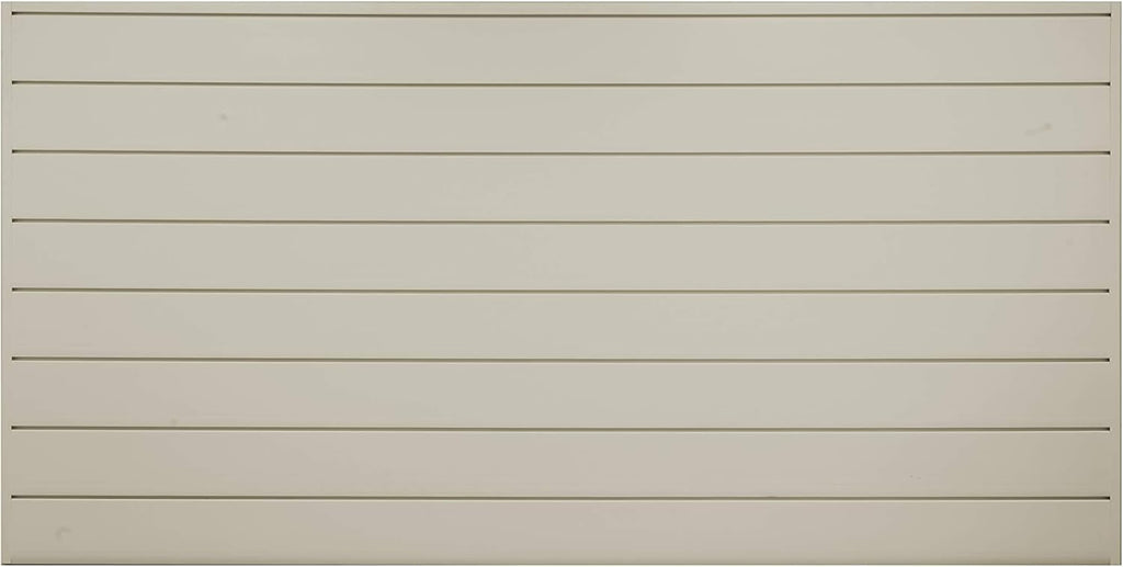 PVC Slat Wall Panels, 6 Inch - 8ft by 4ft (32 sqft) Section, Graphite F657