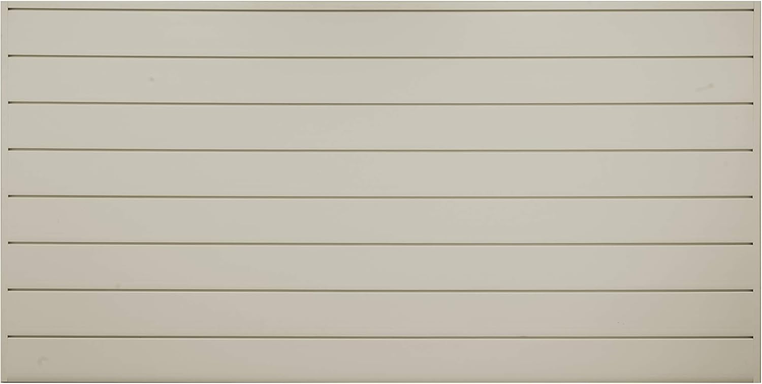 PVC Slat Wall Panels, 6 Inch - 8ft by 4ft (32 sqft) Section, Graphite F657