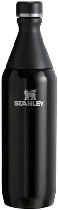 20 oz Insulated Stainless Steel Black Bottle O3407
