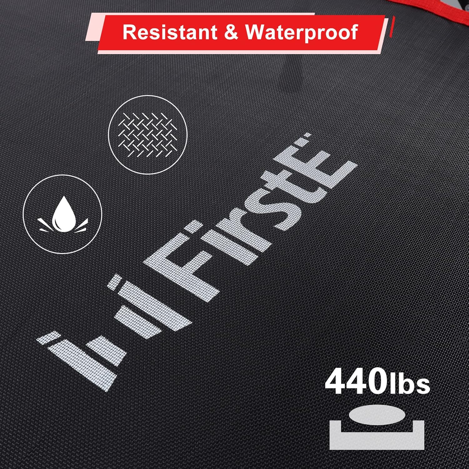 50" Foldable Fitness Trampoline with Adjustable Foam Handle C36388