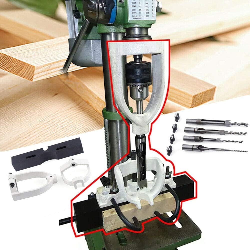 Woodworking Bench Mortiser Square Hole Chisel Drilling Machine Z775628