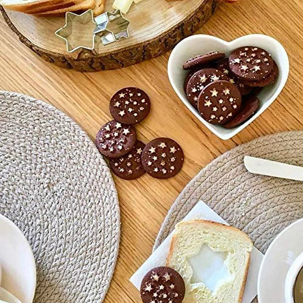 Authentic Italian Chocolate Star Cookies - 4x3-pack (12x7.05oz (200g)) W1560
