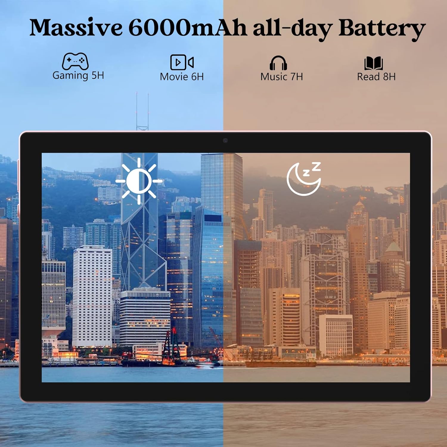 10.1" Android 13 Tablet 64GB+8GB RAM Pink G366