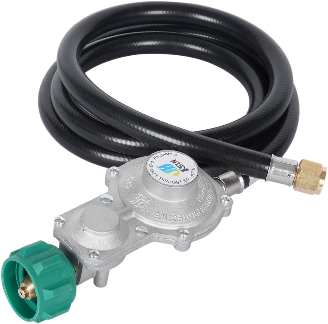 5FT Two Stage Propane Regulator with Hose P625