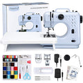 Blue Mini Sewing Machine with 12 Built-in Stitches Y583405