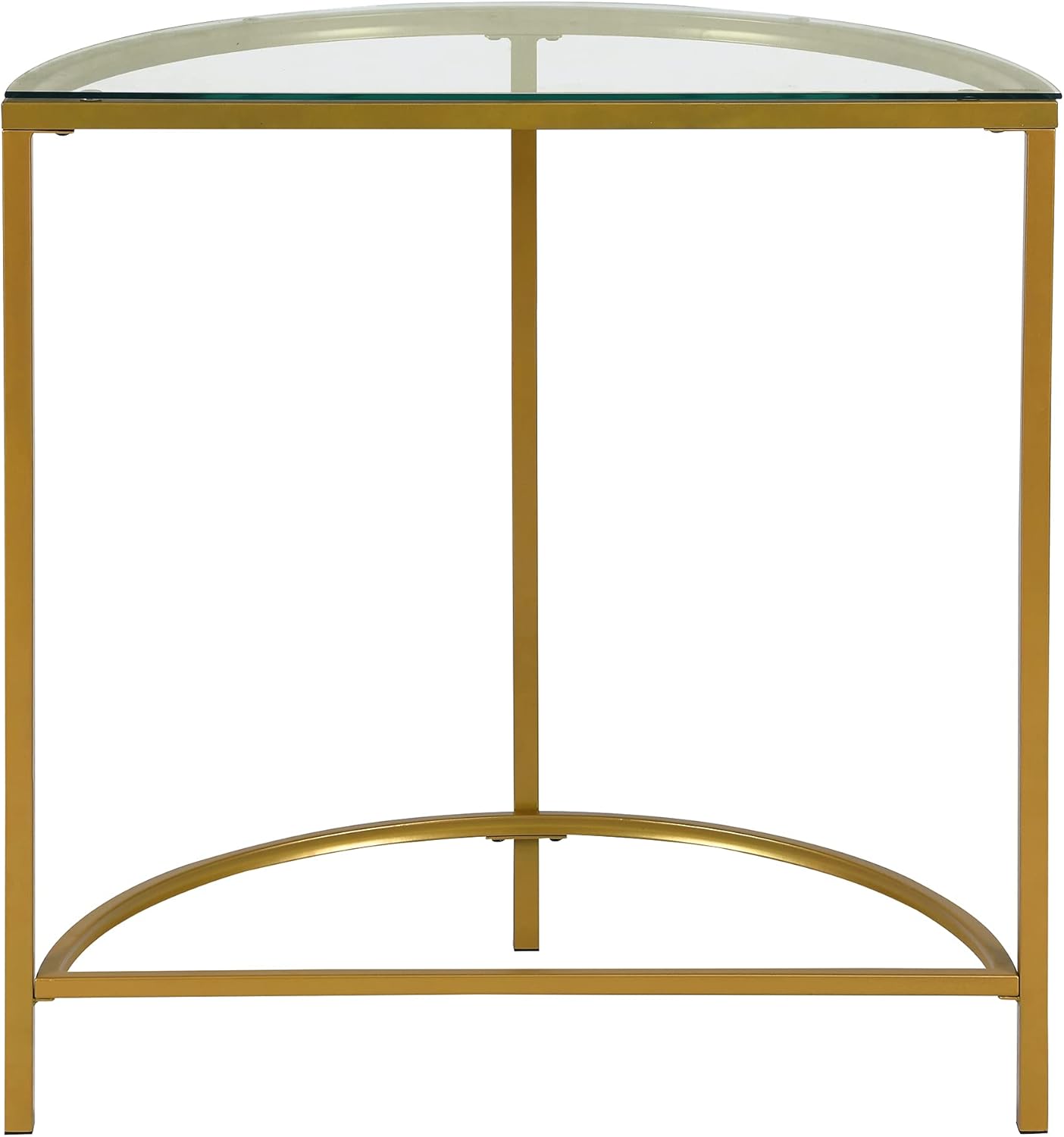 Gold Half Round Console Table K226931