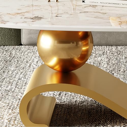 Gold Marble Top Coffee Table F4968