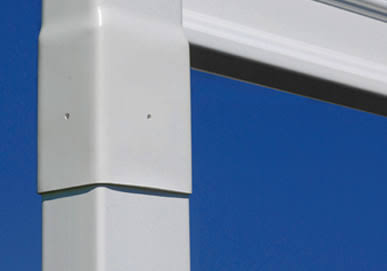 White Vinyl Trellis V699