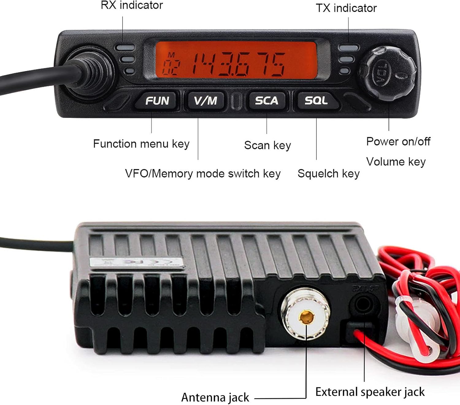 Mobile Radio with Handheld Microphone L7841