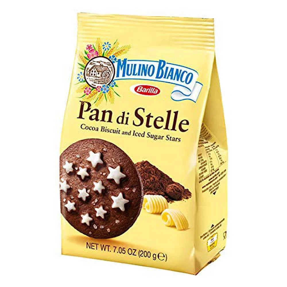 Authentic Italian Chocolate Star Cookies - 4x3-pack (12x7.05oz (200g)) W1560