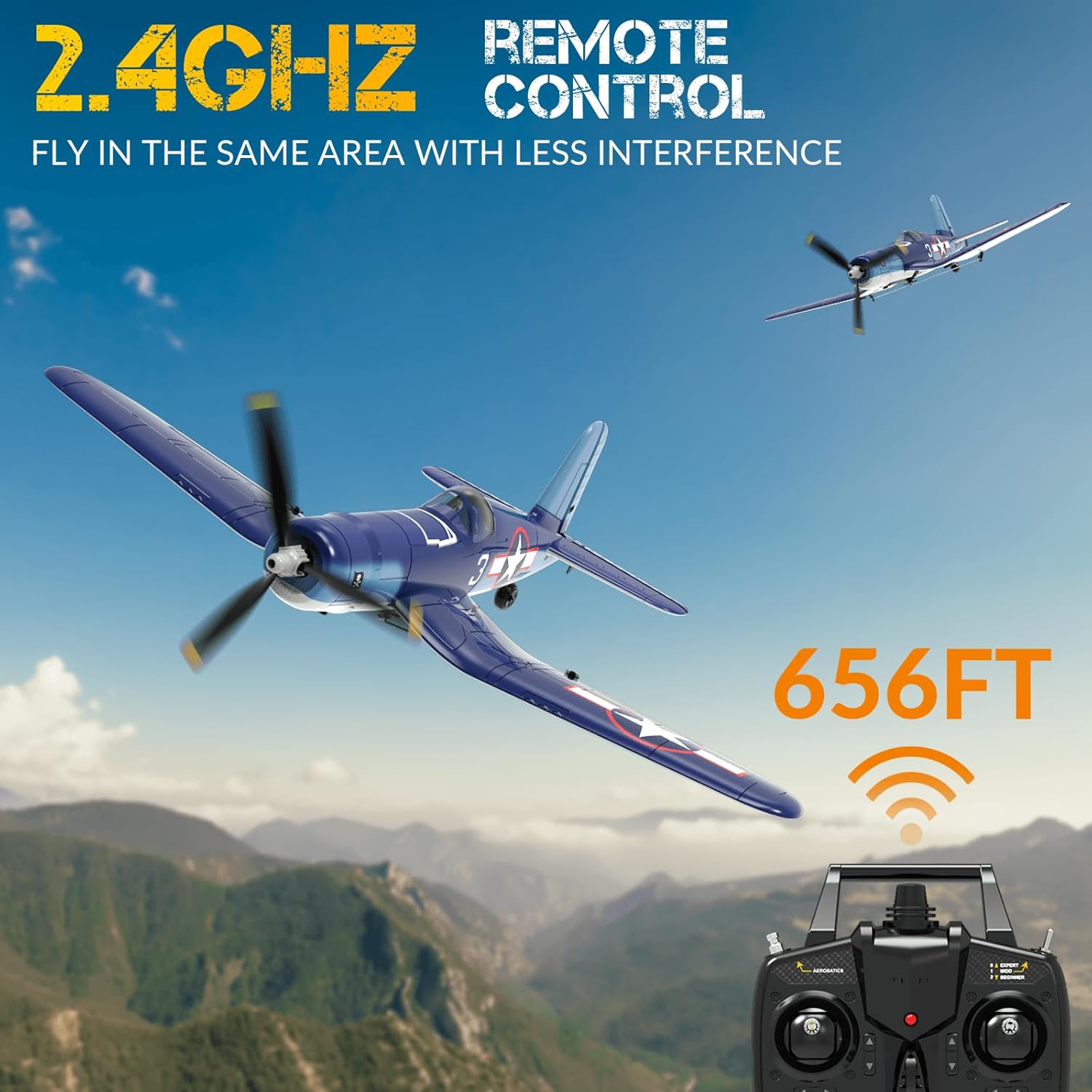 4-CH Remote Control Airplane F4U Corsair E574040