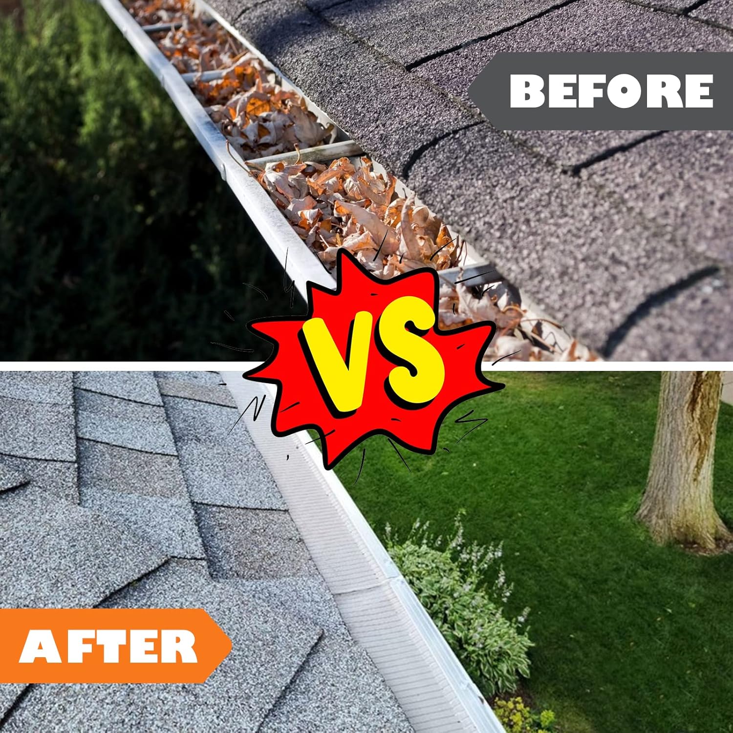Universal Gutter Cleaning Kit for Leaf Blowers with Vacuum Attachment X4846