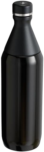20 oz Insulated Stainless Steel Black Bottle O3407
