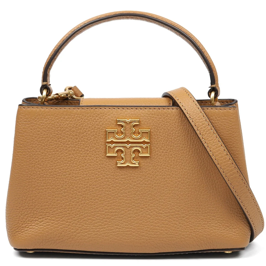 Pebbled Leather Micro Satchel Crossbody Bag V993752