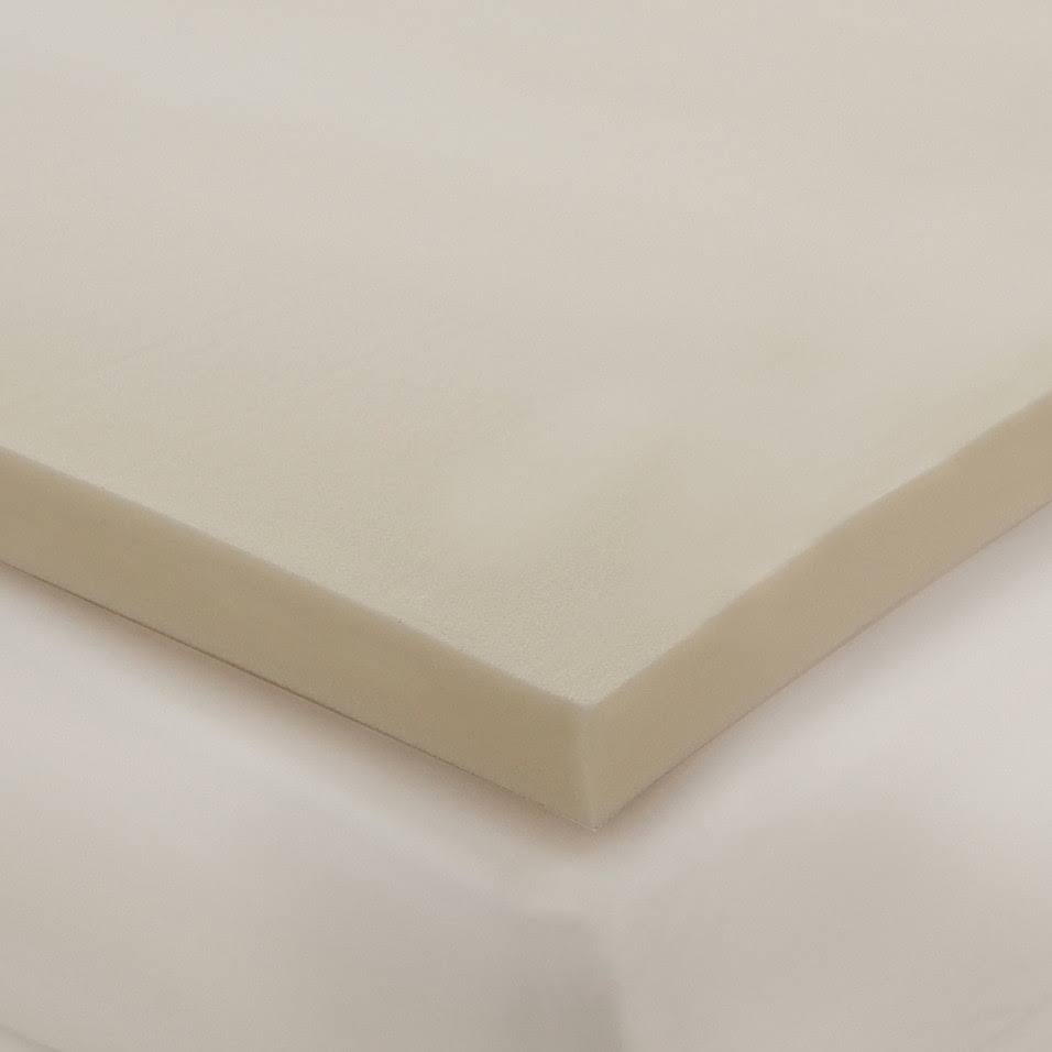 2" Memory Foam Full Mattress Topper White G19520