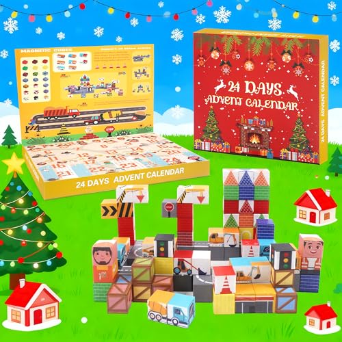 100PCS Magnetic Building Blocks Advent Calendar S236480