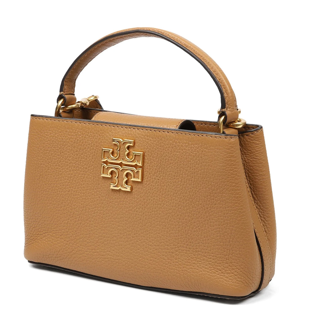 Pebbled Leather Micro Satchel Crossbody Bag V993752