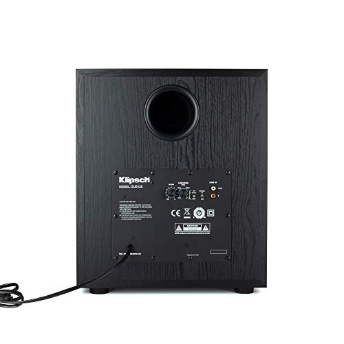 Black Subwoofer Speaker Pair K593