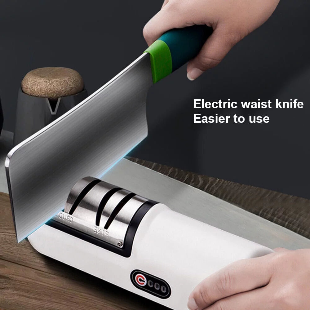Electric Knife Sharpener 3 Speed Sharpening System E740882