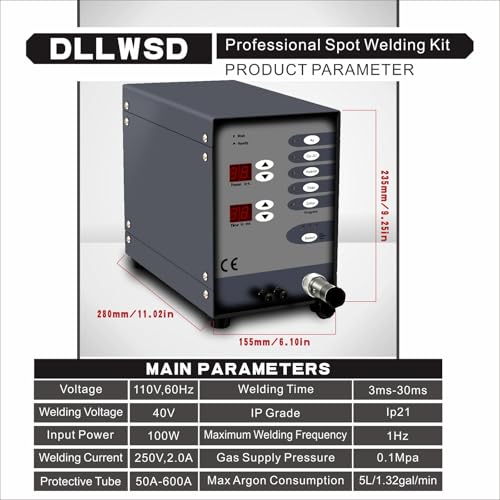 100A Pulse Arc Spot Welder Kit for Gold Silver Welding L785147