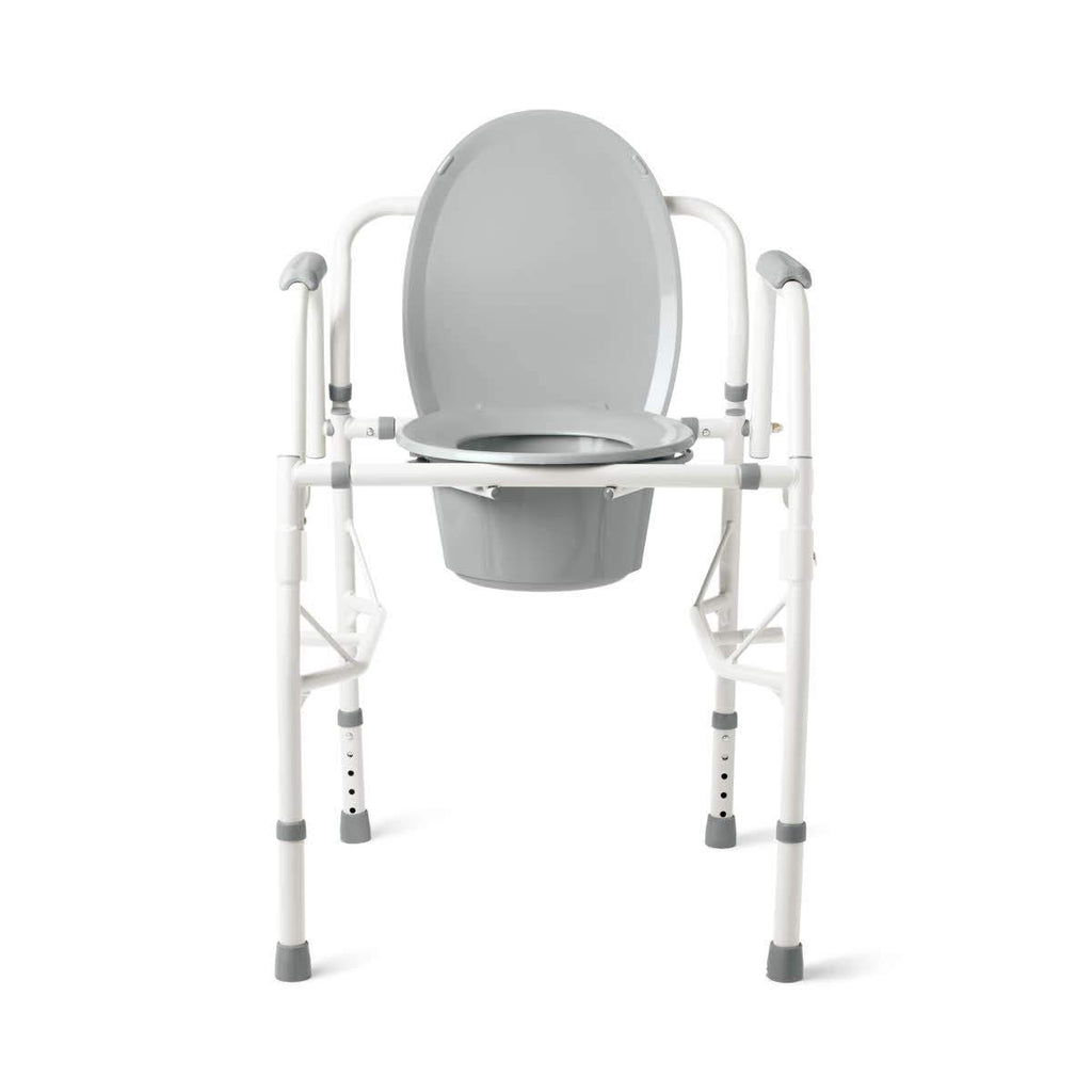 Steel Drop-Arm Commode H109995