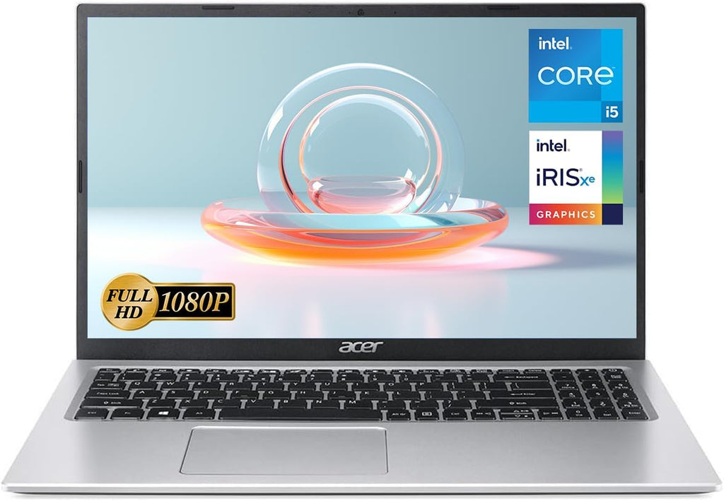 15.6" FHD Display Intel Core i5-1135G7 36GB RAM 2TB SSD Silver Laptop O5306