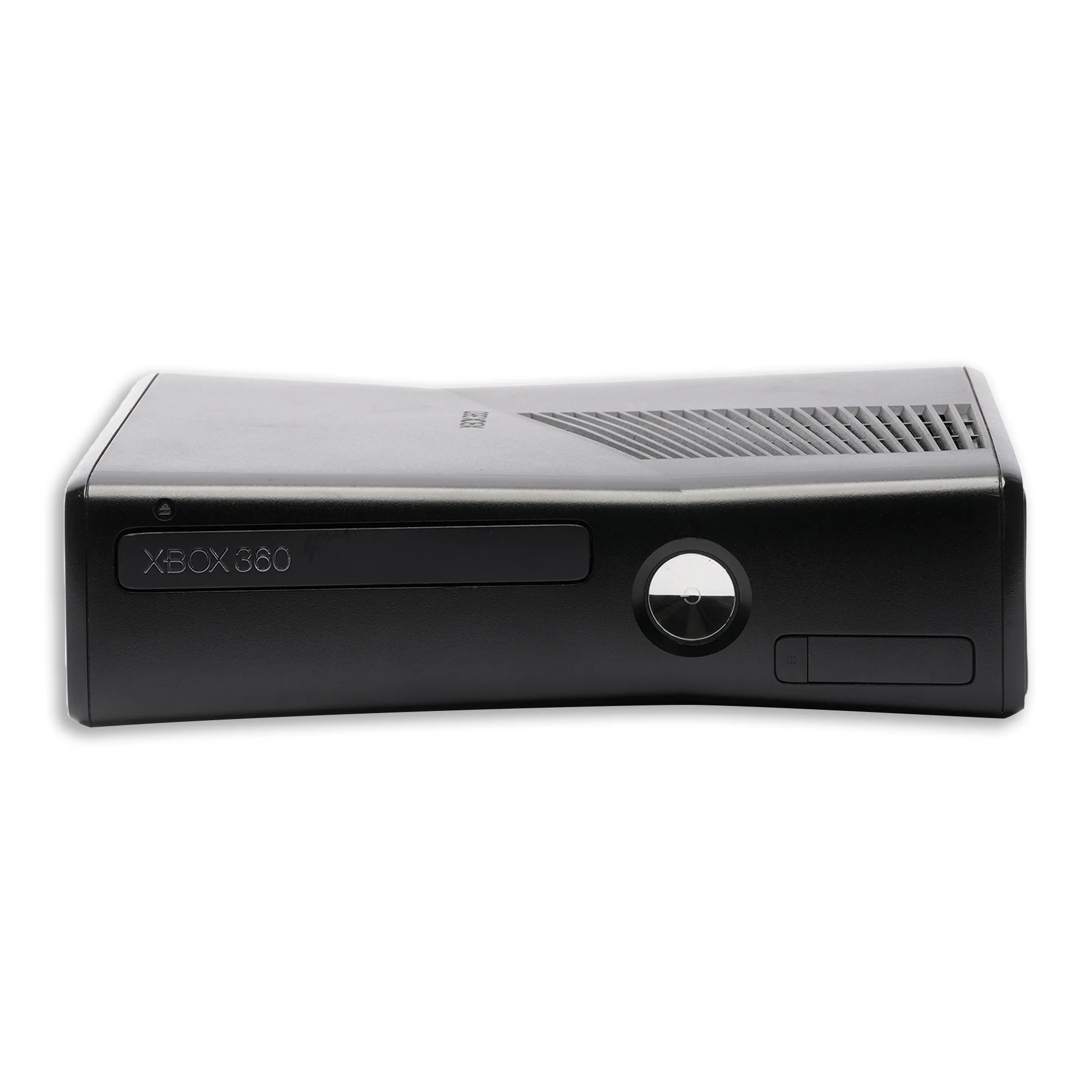 Black Xbox 360 S 4GB Game Console with 2 Wireless Controllers Y409020
