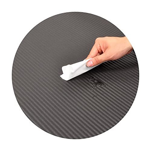 1-Inch Extra Thick High Density Anti-Tear Exercise Yoga Mat with Carrying Strap X204