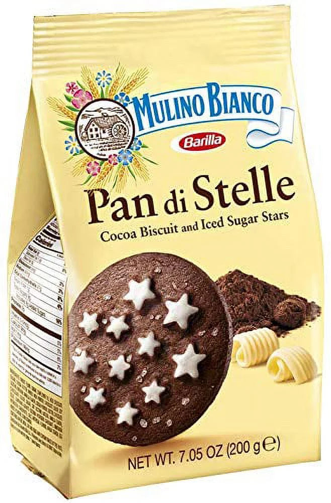 Authentic Italian Chocolate Star Cookies - 4x3-pack (12x7.05oz (200g)) W1560